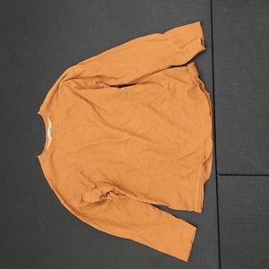Orange Long-sleeve Shirt